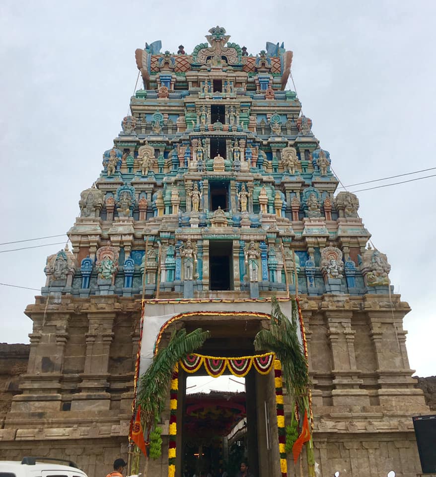Front tower of the ganapathi kovil.