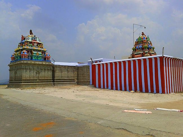 Outer view of karungulam temple.