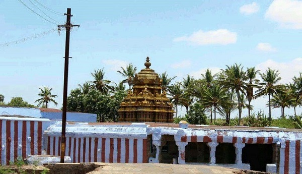 Outer view of Kurukkuthurai Murugan Temple in Tirunelveli 