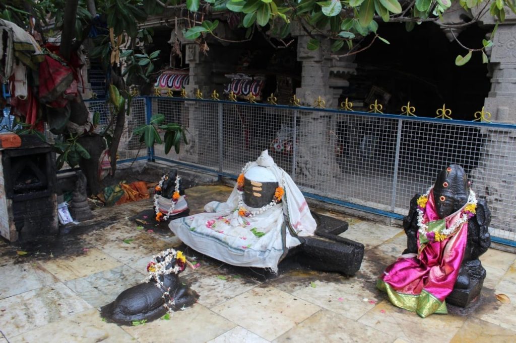 Black idols of Sathyavageeswarar Temple in Kalakad