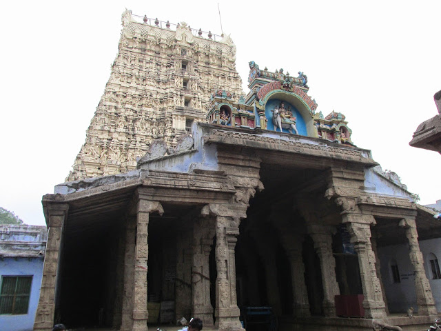 Low angle front view of Kailasanathar temple, Tirunelveli